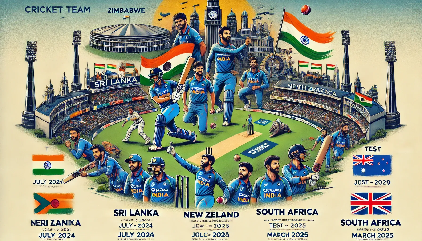 India Schedule: 20 T20Is, 10 Tests, 6 ODIs