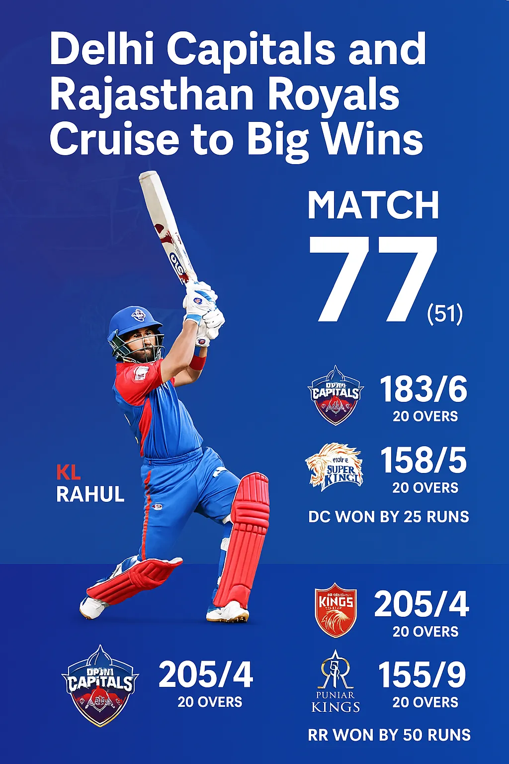 Delhi Rise to the Top, Rajasthan Roll Over Punjab