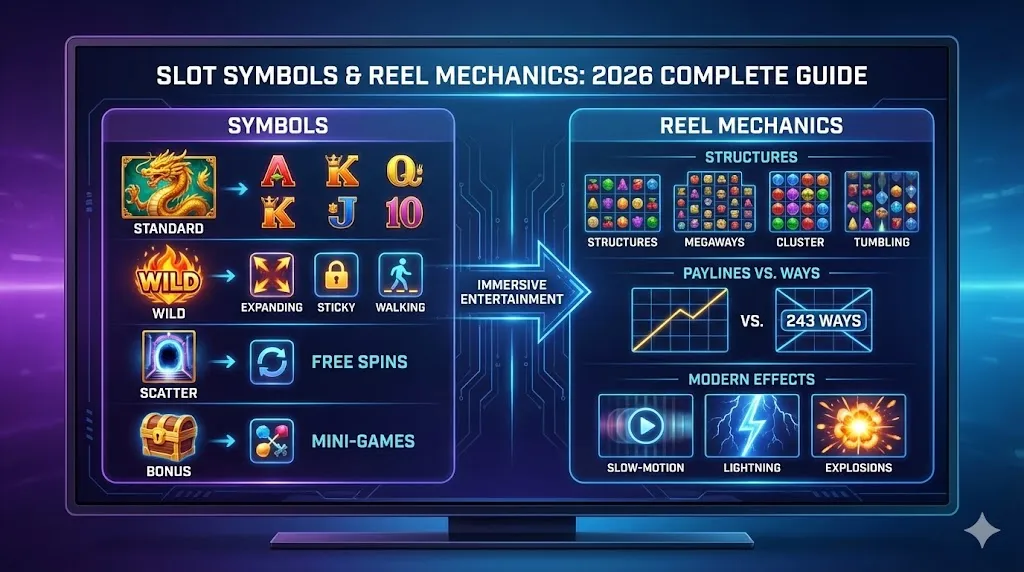 Slot symbols and reel mechanics full modern guide